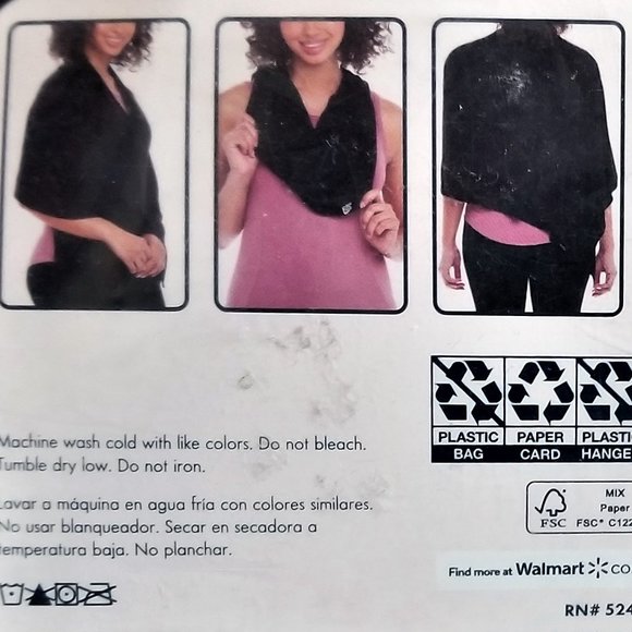 Nursing Cover-Up Secret Treasures Black S-M-L NWT - Picture 3 of 4